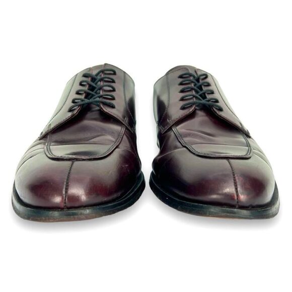 Cole Haan Carter Burgundy Brown Leather Split Toe Derby Oxford CO1525 13D - Picture 3 of 12